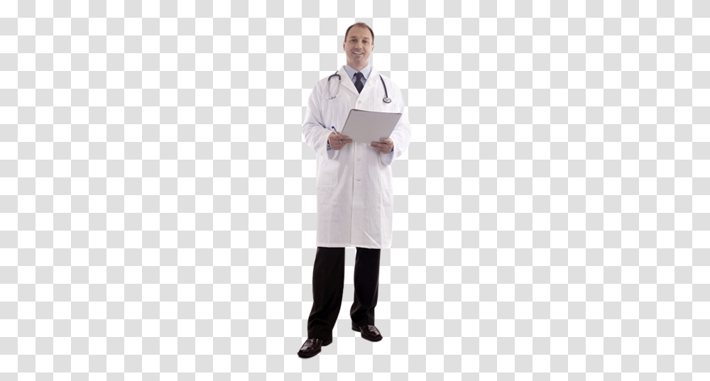 Doctor, Person, Lab Coat, Apparel Transparent Png