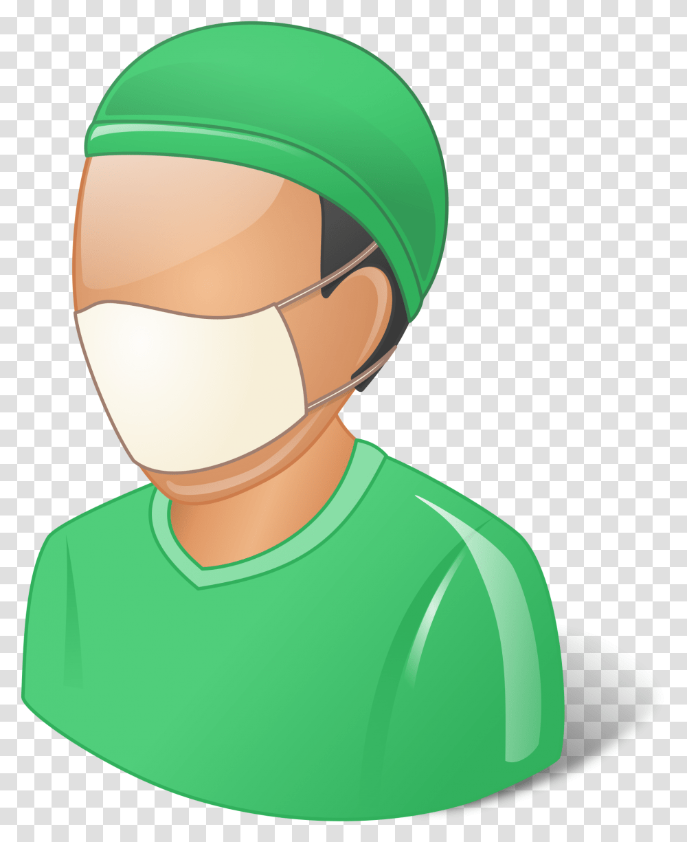 Doctor Person Surgeon Free Picture Surgeon, Green, Apparel, First Aid Transparent Png