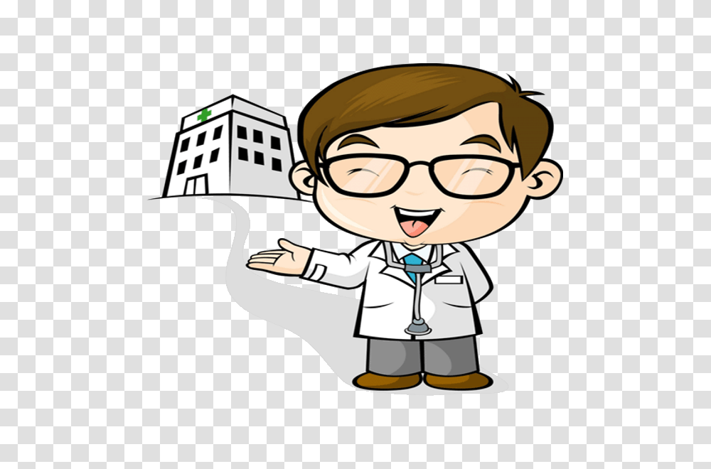 Doctor Physician Cartoon Clip Art, Person, Human, Glasses, Accessories Transparent Png