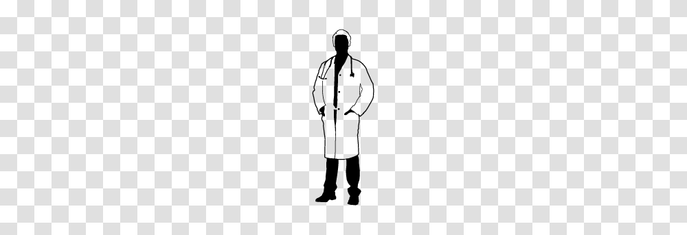 Doctor Silhouette Image, Gray, World Of Warcraft Transparent Png