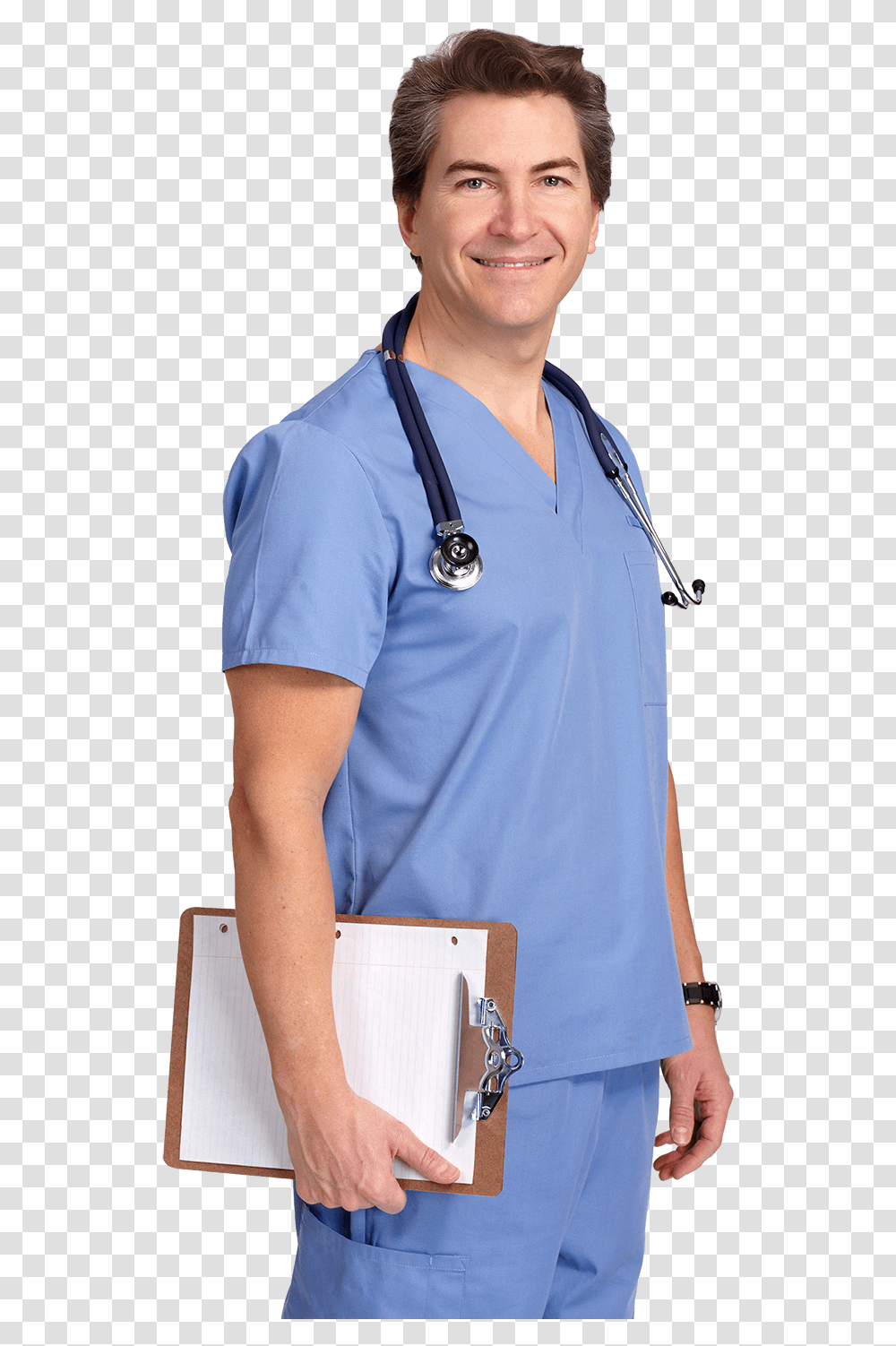 Doctor Standing Medical Equipment For Heart, Person, Human, Nurse Transparent Png