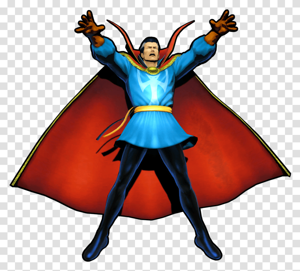 Doctor Strange In Video Games Marvel Vs Capcom 3 Doctor Strange, Costume, Person, Dance, Dance Pose Transparent Png