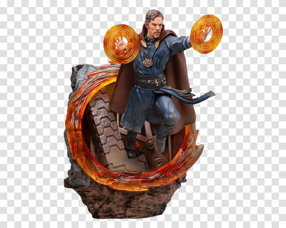 Doctor Strange Iron Studios, Person, Costume, Painting Transparent Png