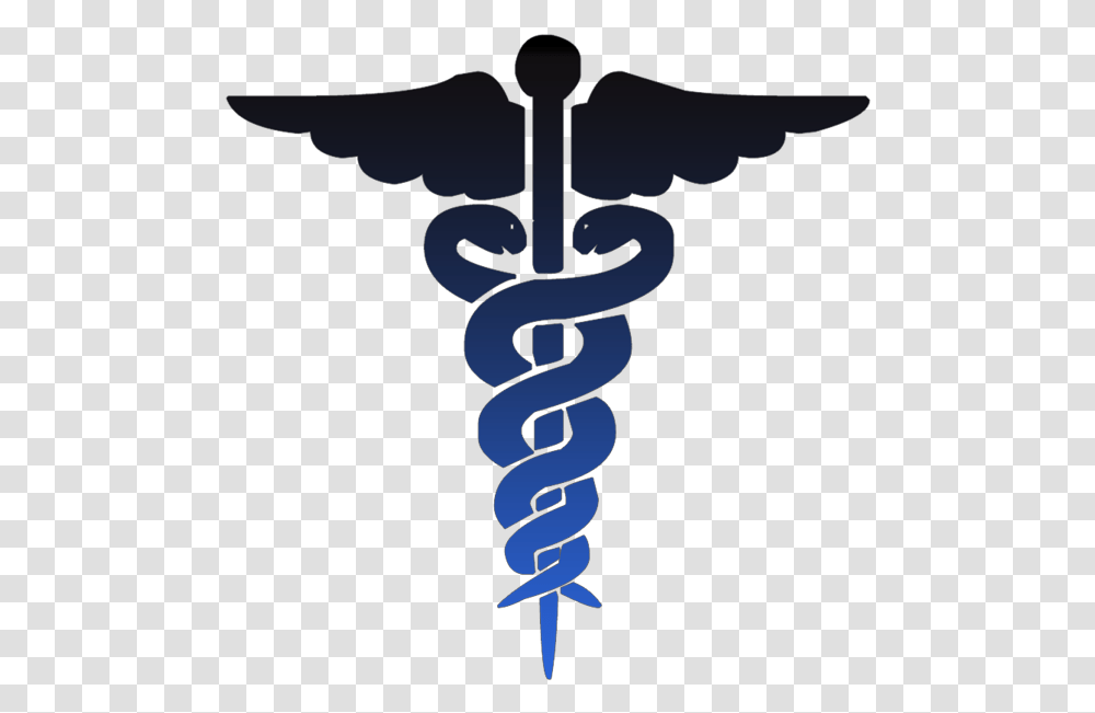 Doctor Symbol Caduceus Medical Symbol Background, Emblem, Cross, Silhouette, Weapon Transparent Png