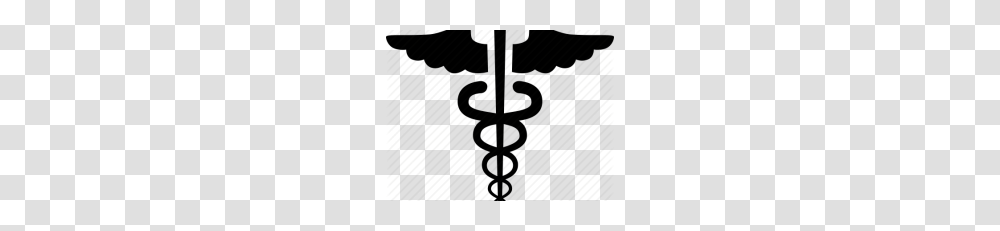 Doctor Symbol Caduceus Picture Vector Clipart, Emblem, Weapon, Weaponry, Trident Transparent Png