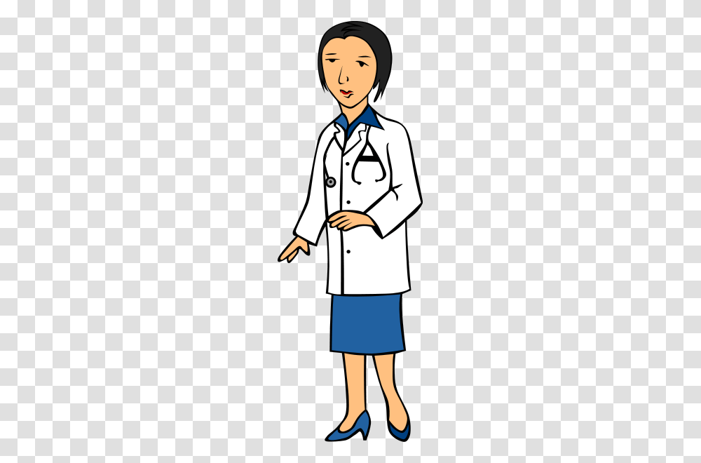 Doctor Taking Notes Clipart, Person, Human, Chef, Waiter Transparent Png