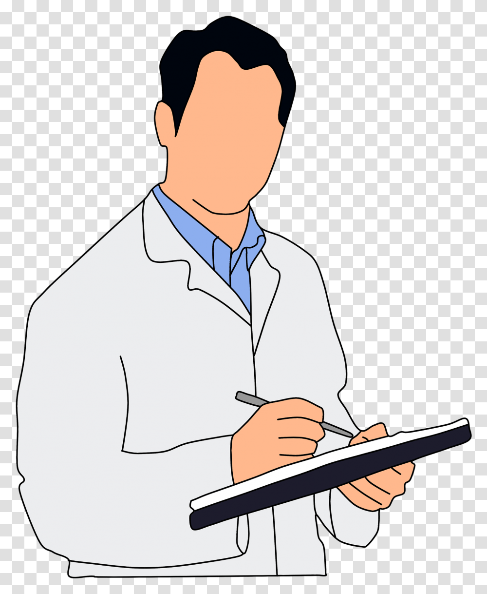 Doctor Truth Telling Clipart, Apparel, Lab Coat, Person Transparent Png