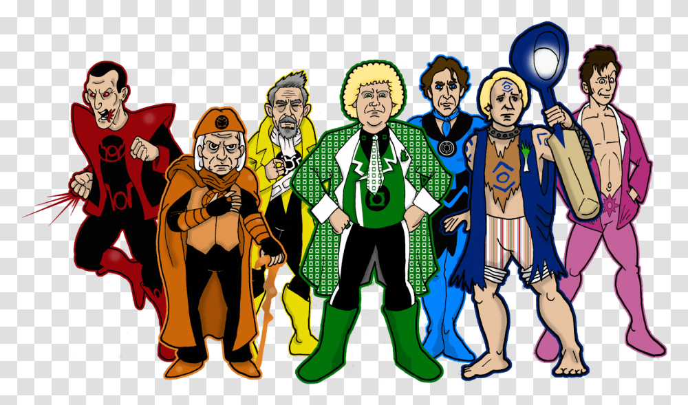 Doctor Who Lantern Corps, Person, Comics, Book, People Transparent Png