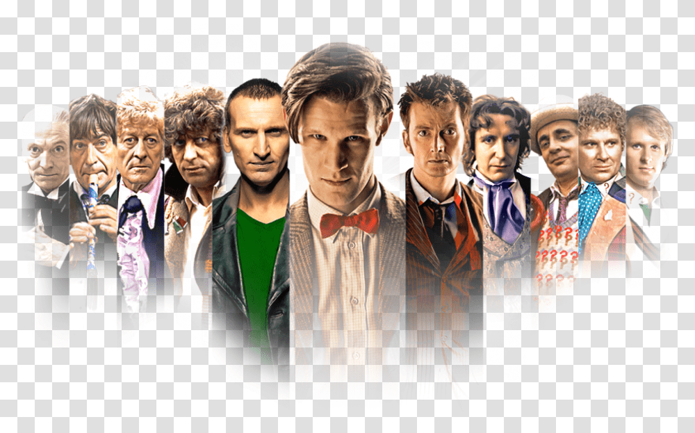 Doctor Who's 50th Anniversary 1963 2013 All Doctor Whos, Person, Tie, People Transparent Png