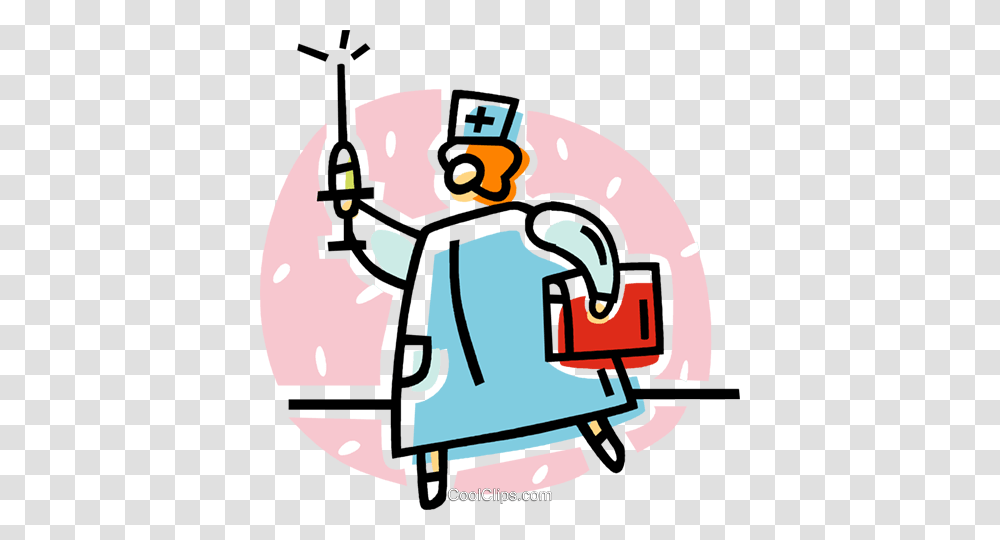 Doctor With A Needle Royalty Free Vector Clip Art Illustration, Outdoors, Sport, Sports, Cleaning Transparent Png