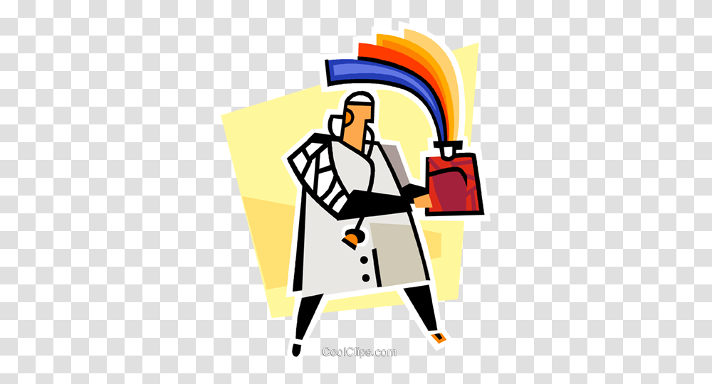 Doctor With Plasma Bottle The Gift Of Li Royalty Free Vector Clip, Machine, Gas Station, Pump, Gas Pump Transparent Png