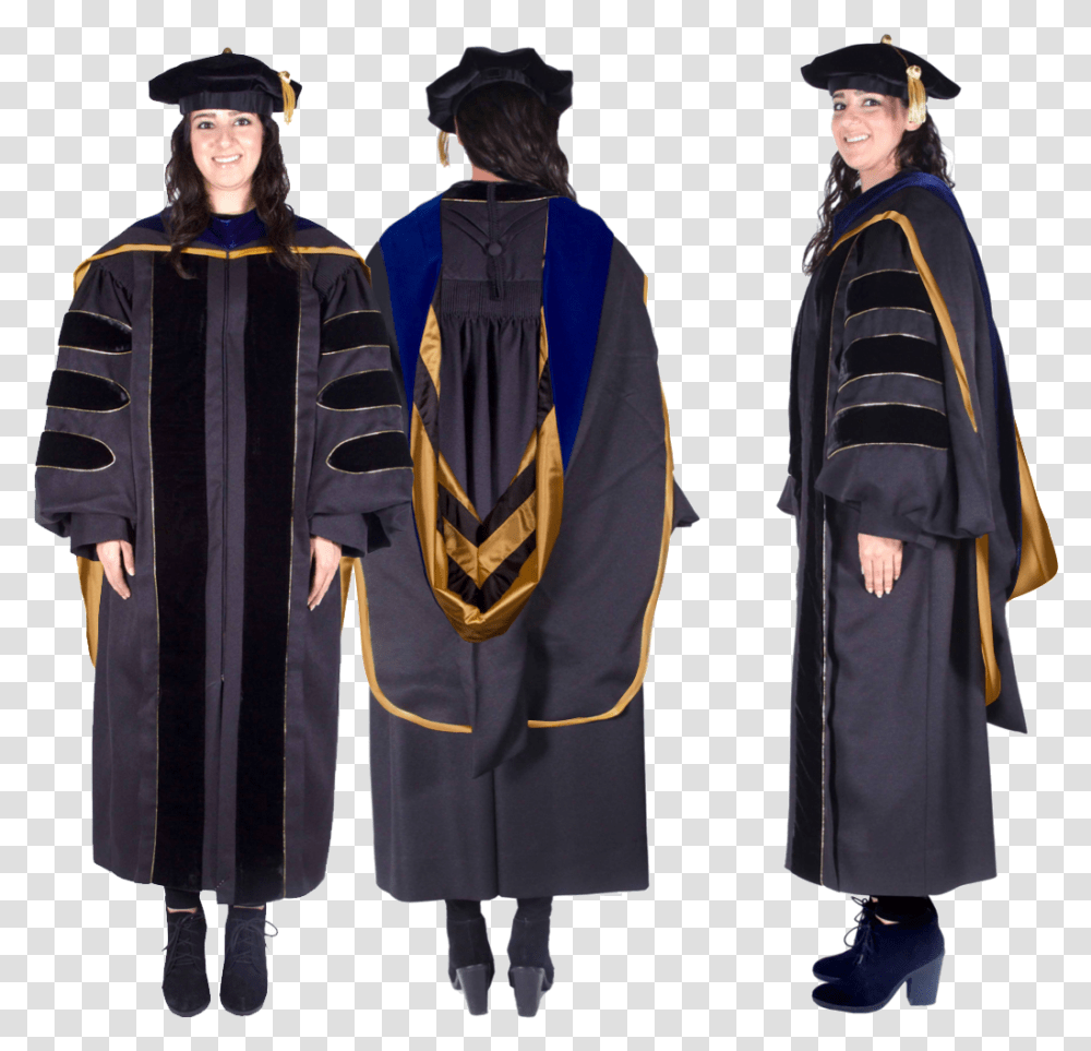 Doctoral Graduation Clipart, Apparel, Person, Human Transparent Png