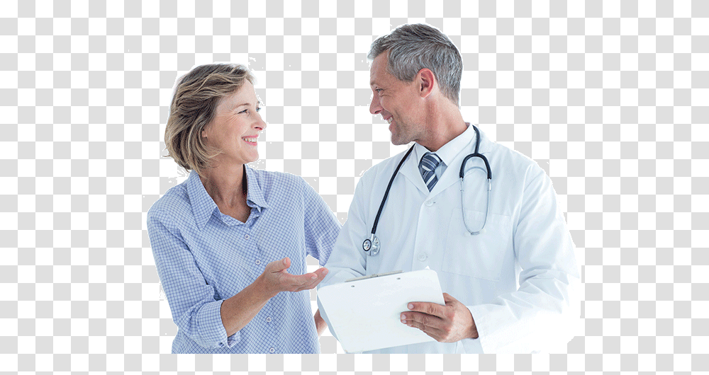 Doctors Doctor And Patient, Person, Human, Apparel Transparent Png