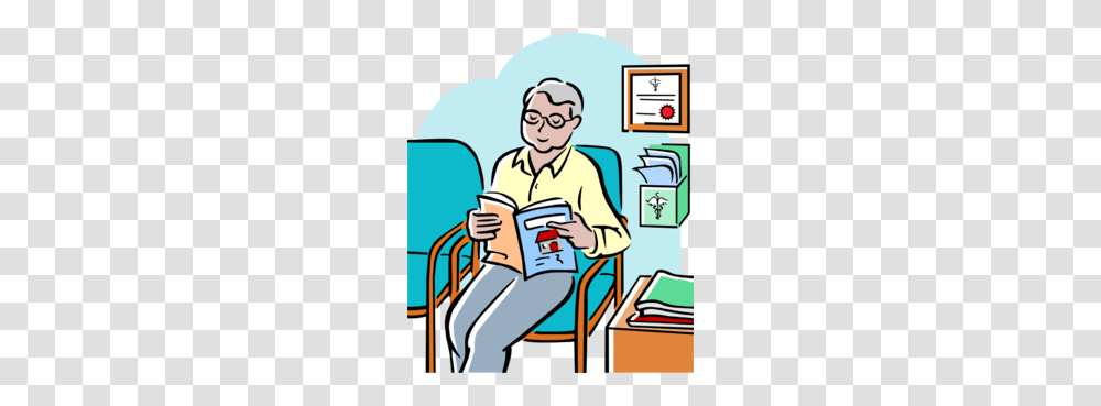Doctors Office Scale Clipart, Person, Human, Reading, Dentist Transparent Png