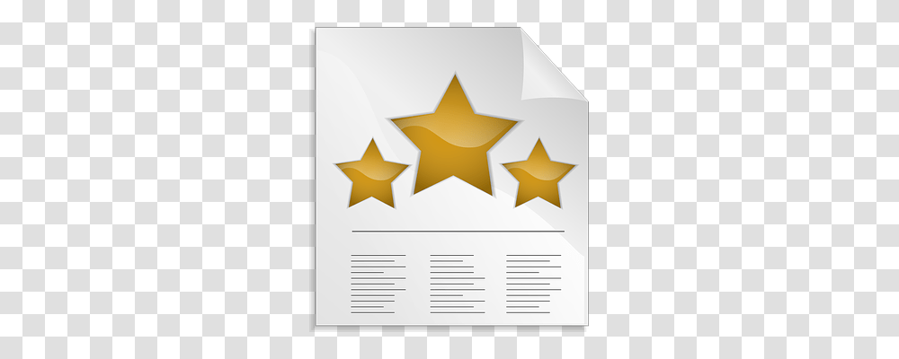 Document Symbol, Star Symbol Transparent Png