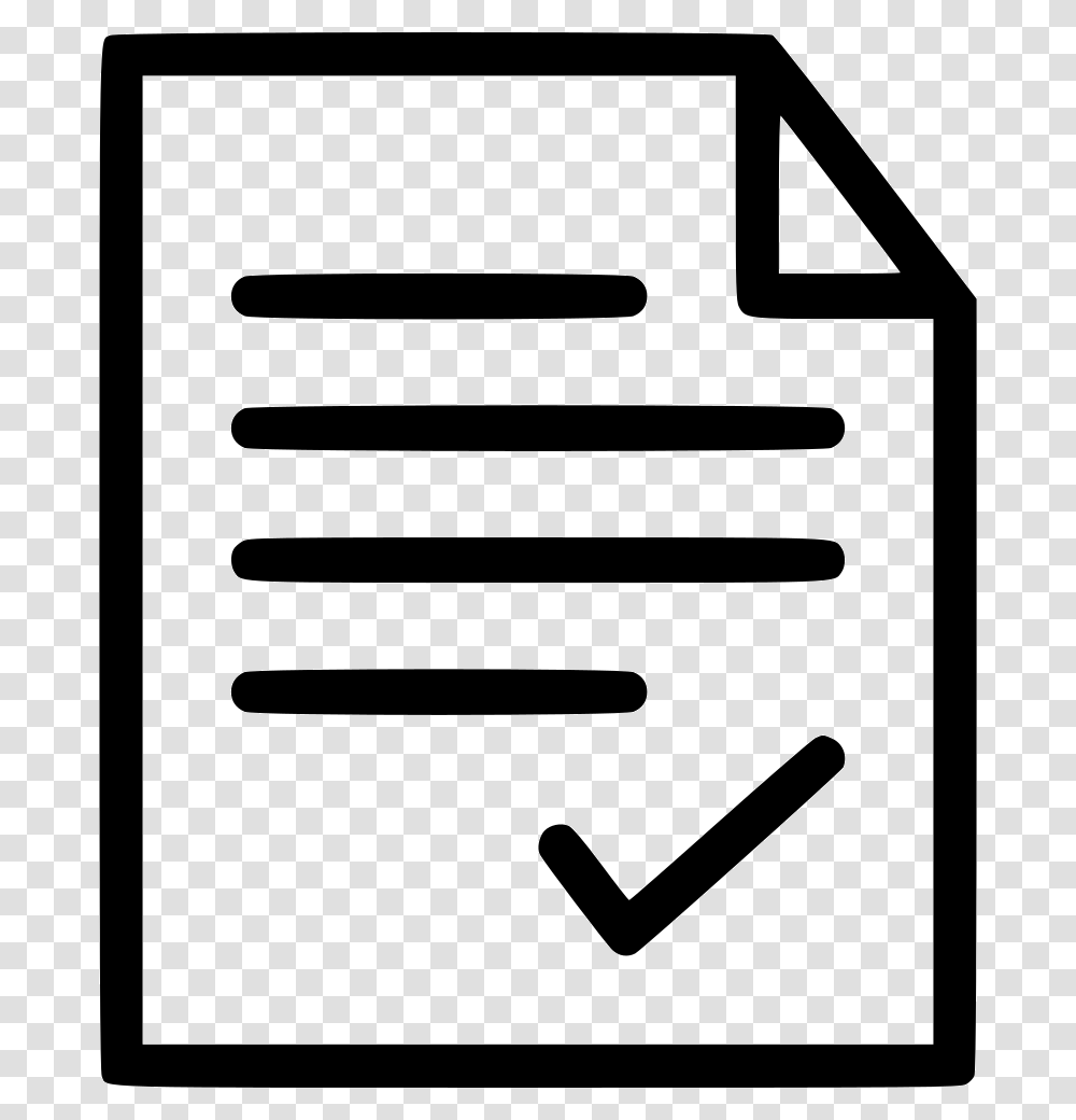 Document Check Correct Tick Select Okay Paper Icon Free, Sign, Texture Transparent Png