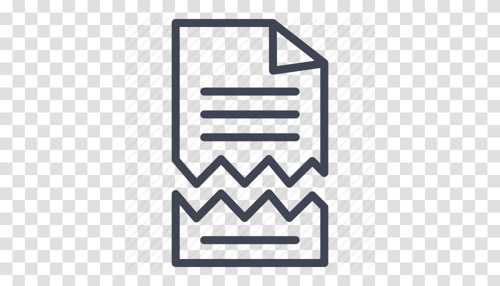 Document Documents File Paper Torn Icon, Alphabet, Poster, Advertisement Transparent Png