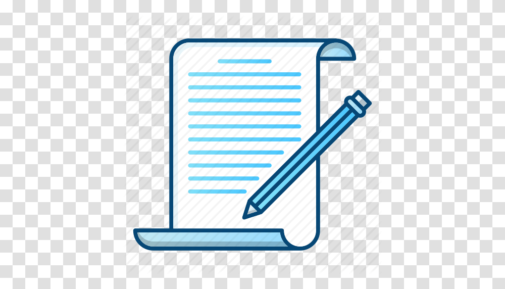 Document Edit Notepad Office Writing Icon, White Board, Pencil, Diary Transparent Png