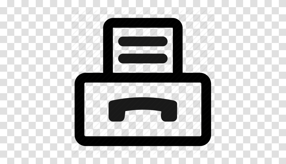 Document Efax Fax Incoming Machine Outgoing Icon, Briefcase, Bag, Luggage, Handbag Transparent Png