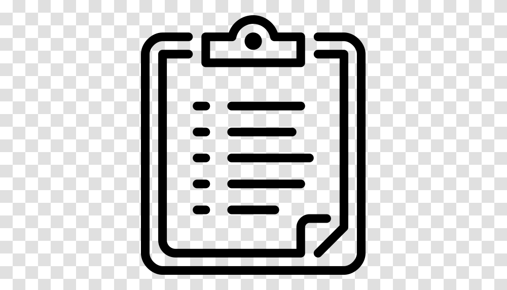 Document File Notepad Report Survey Todo Icon, Gray, World Of Warcraft Transparent Png