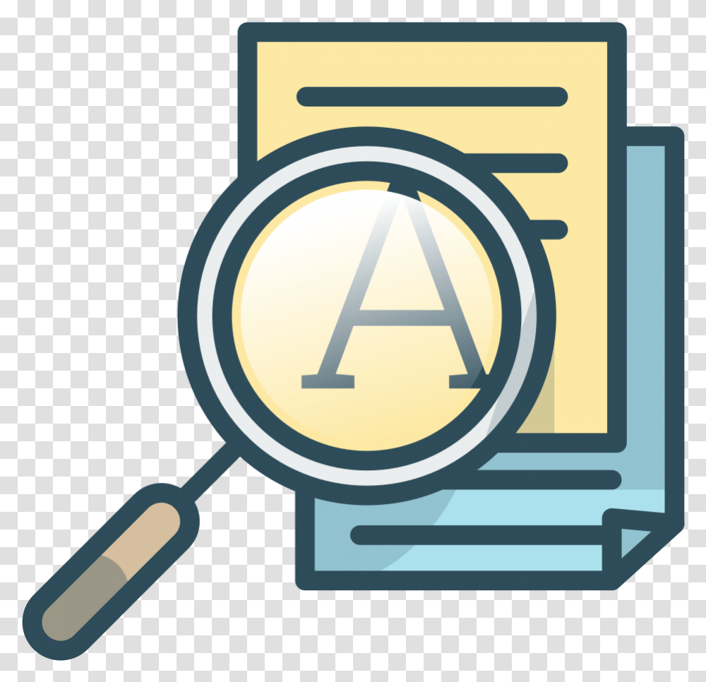 Document Search Icon Document Magnifying Glass, Number, Sign Transparent Png