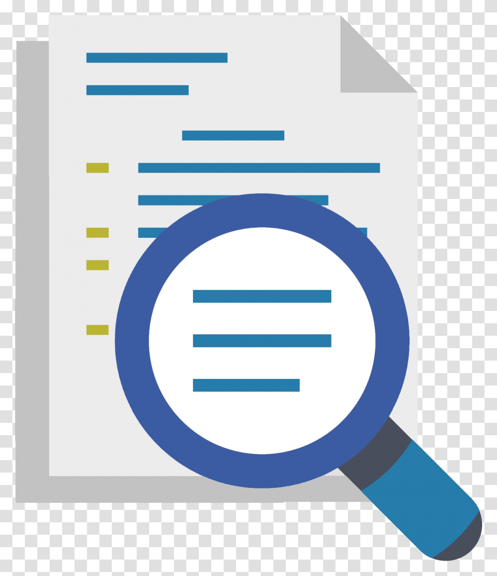 Document Search Icon, Magnifying Transparent Png