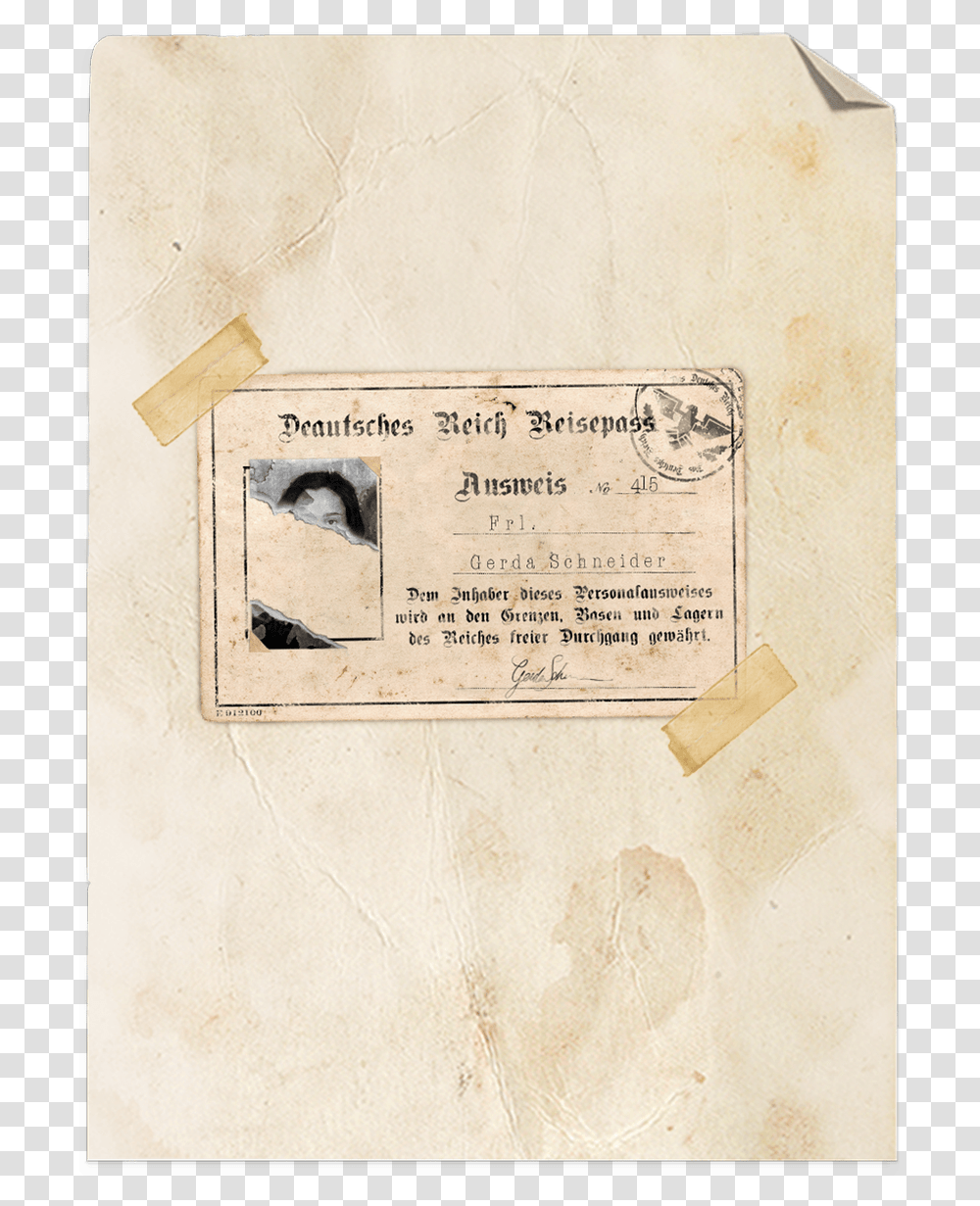 Document, Bird, Animal, Driving License Transparent Png