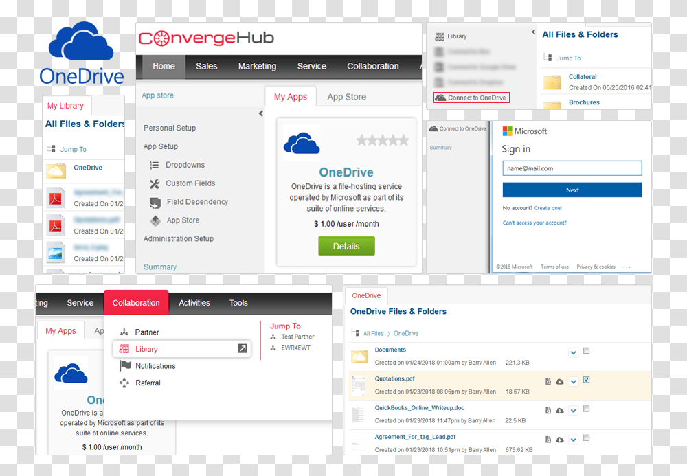 Docusign Features Onedrive, File, Webpage Transparent Png