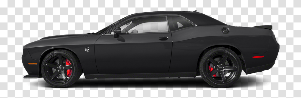 Dodge Challenger Hellcat Side View, Car, Vehicle, Transportation, Sedan Transparent Png