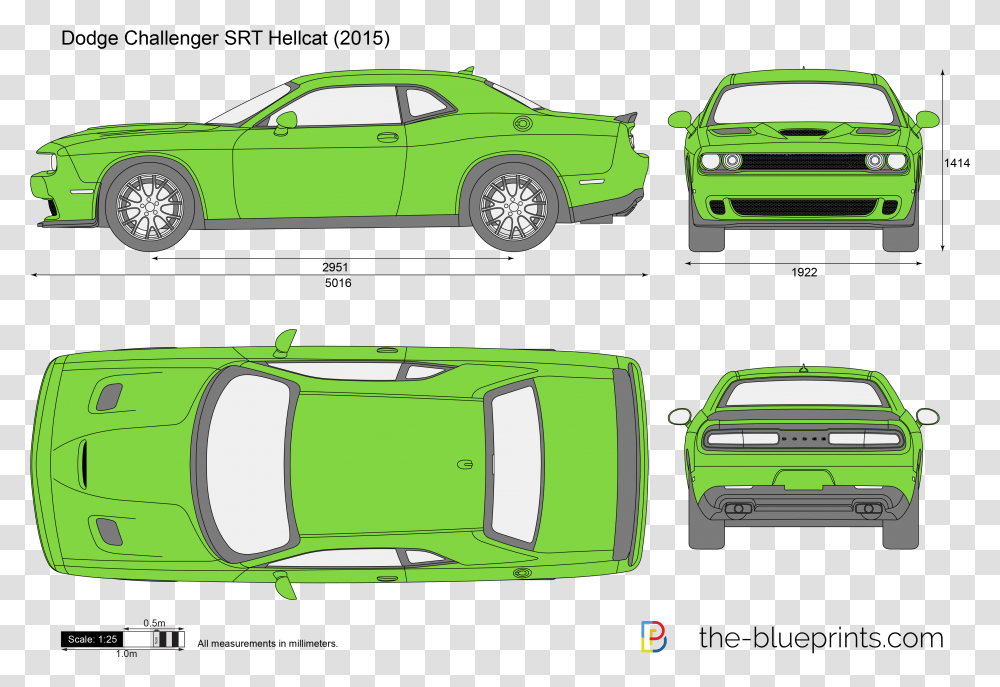 Dodge Challenger Srt Hellcat Blueprint Download Chevrolet Camaro 2018 Blueprint, Car, Vehicle, Transportation, Bumper Transparent Png