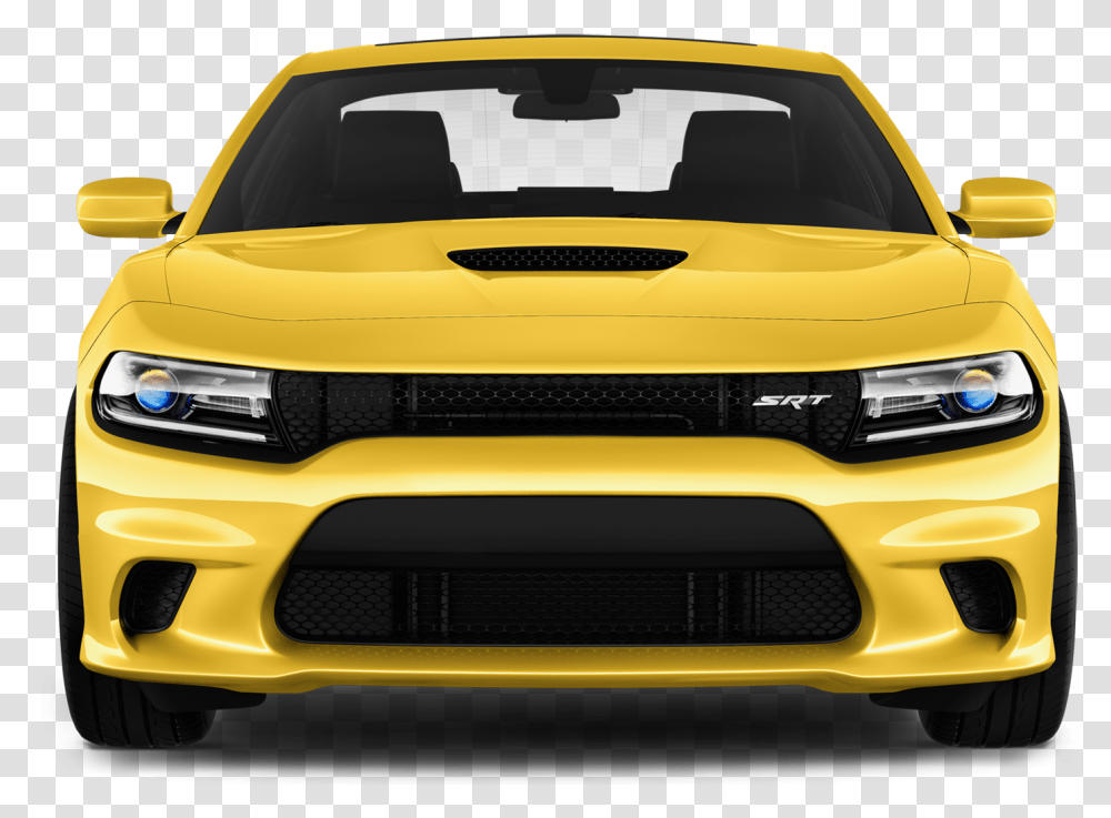 Dodge Charger Yellow Car Front, Vehicle, Transportation, Sports Car, Coupe Transparent Png
