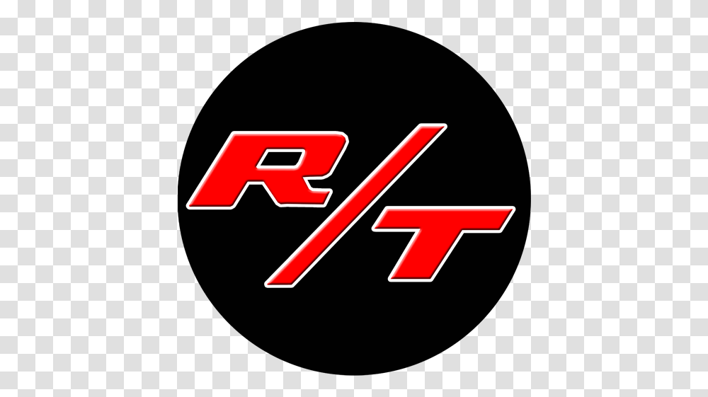 Dodge Rt Logos Circle, Symbol, Trademark, Text, Arrow Transparent Png