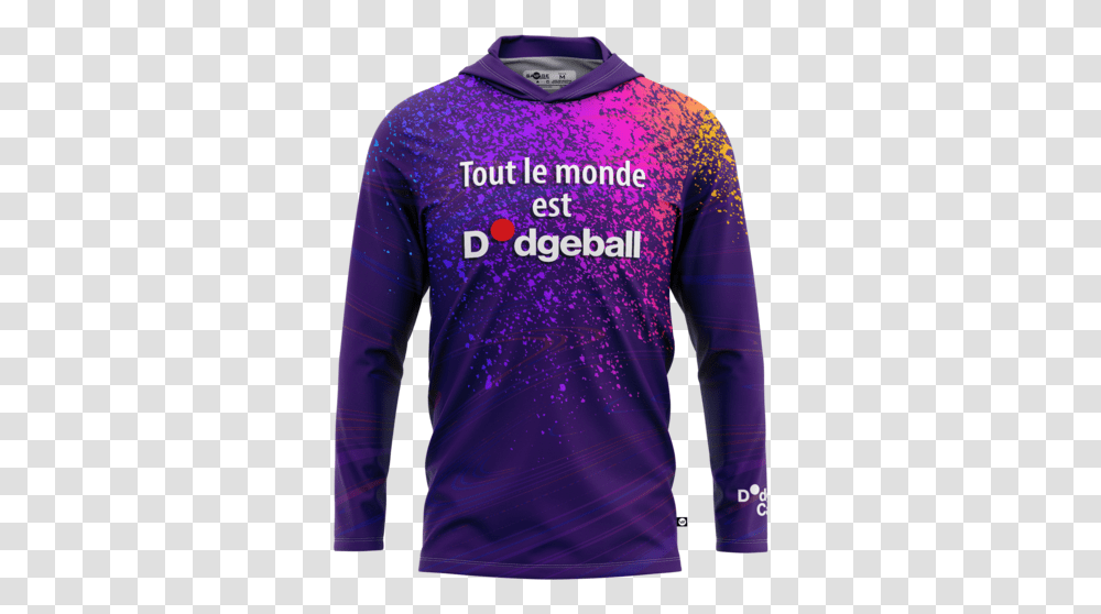 Dodgeball Is Everybody Sun Hoodie Long Sleeve, Clothing, Shirt, Person, Sweater Transparent Png