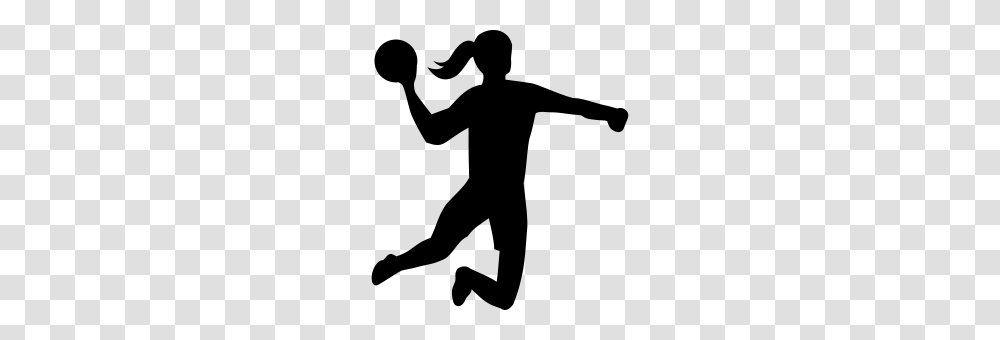 Dodgeball Player Clipart Silhouette, Gray, World Of Warcraft Transparent Png