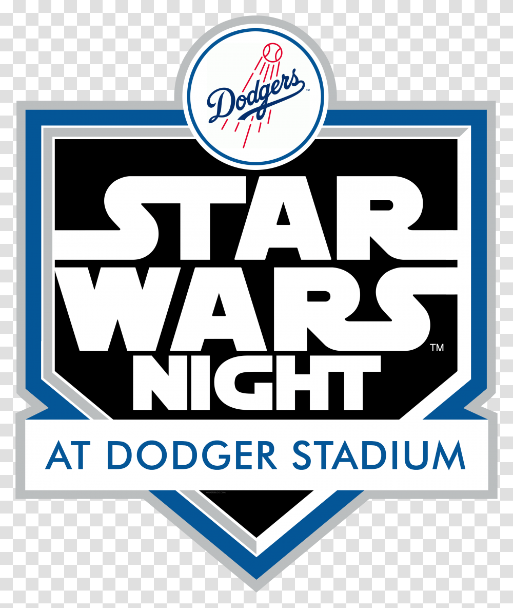 Dodgers Clipart Dodgers Star Wars Night, Label, Sticker Transparent Png