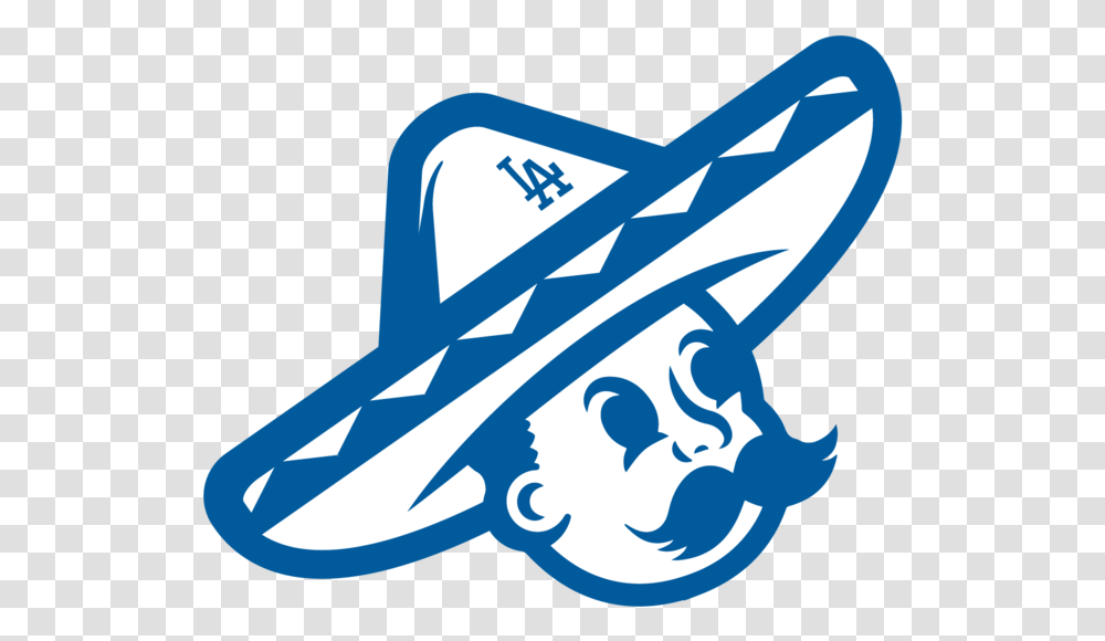 Dodgers Mexican Heritage Secondary Logo Positive Version Dodgers Logo, Apparel, Sombrero, Hat Transparent Png