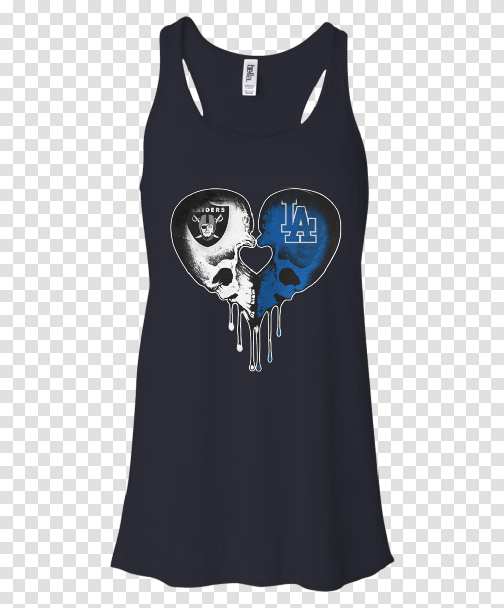 Dodgers Skull Love Shirt Hoodie Tank Raiders Logo, Clothing, Sleeve, Long Sleeve, Poster Transparent Png