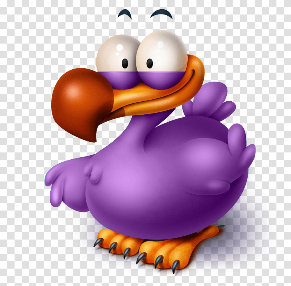 Dodo Cartoon, Bird, Animal, Toy Transparent Png