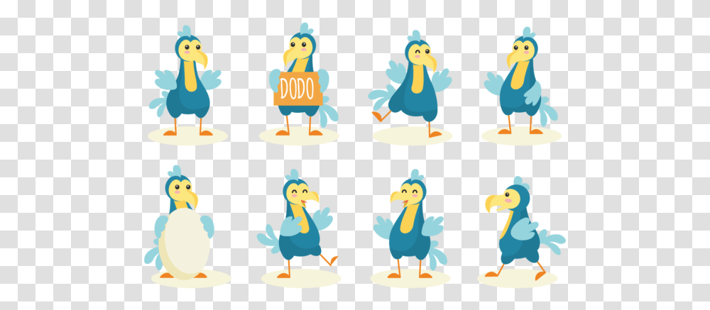 Dodo Cartoon Vector, Snowman, Bird, Animal Transparent Png