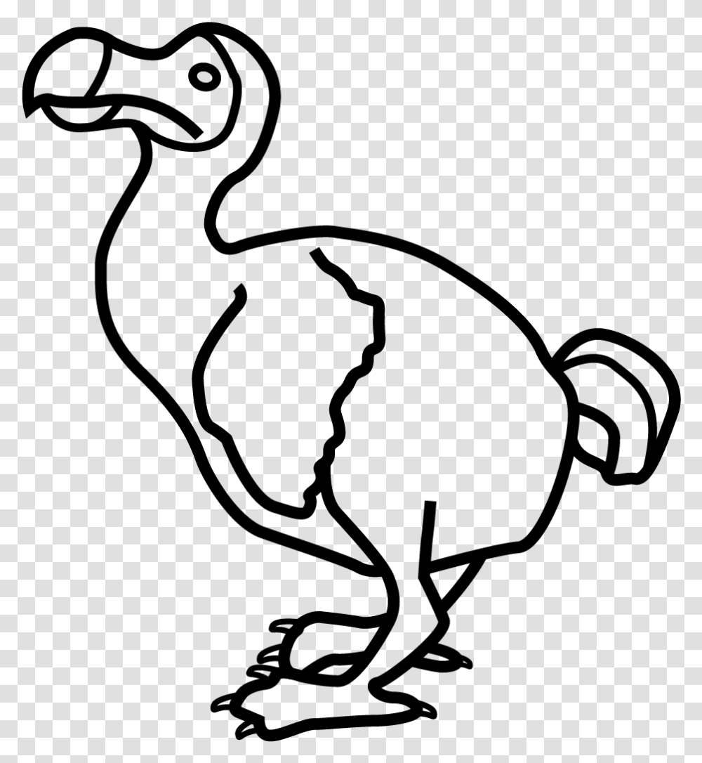 Dodo Clipart Black And White, Gray, World Of Warcraft Transparent Png