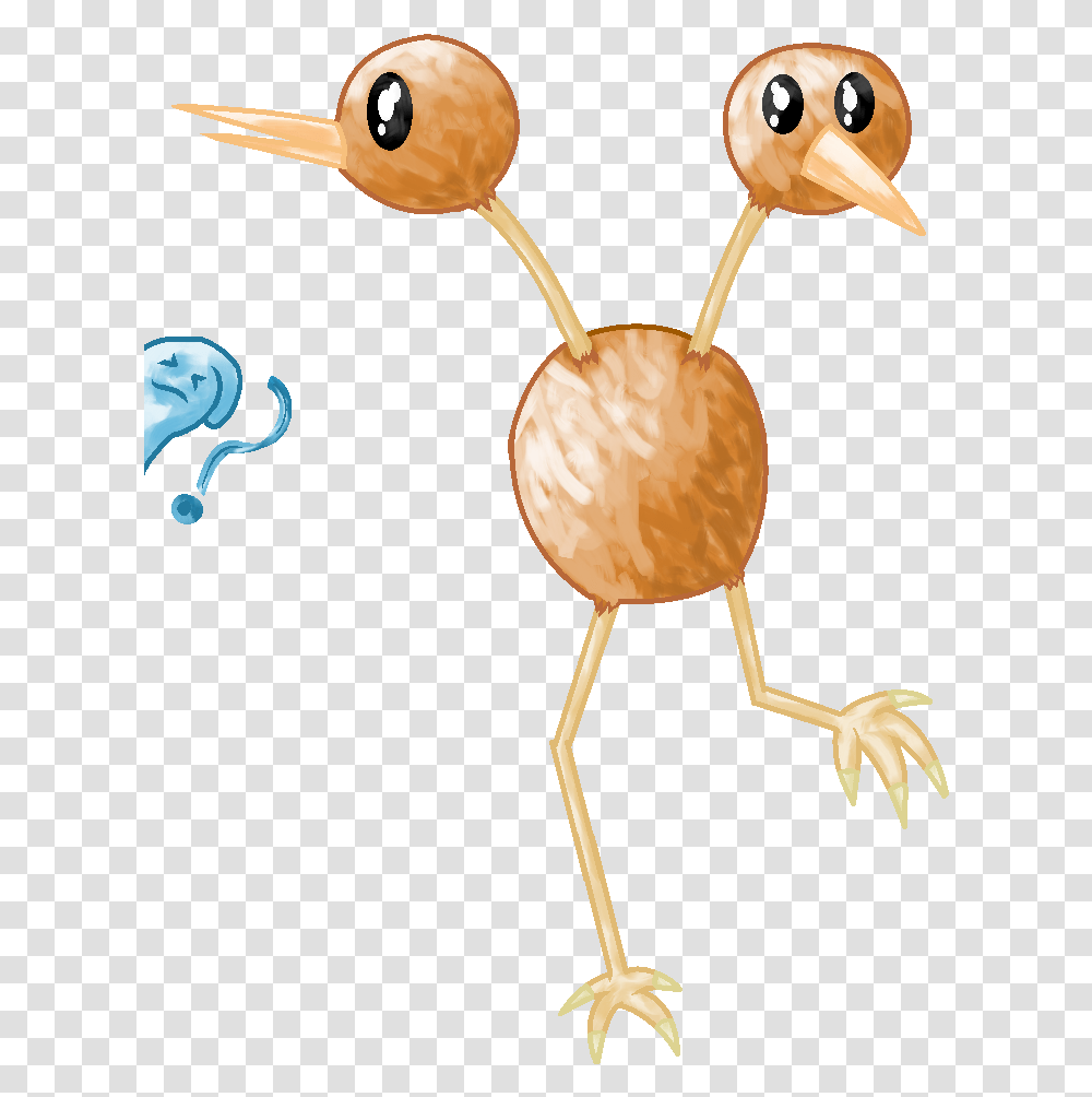 Doduo Used Run Away By Glitzerkirby, Plant, Animal, Seed, Grain Transparent Png