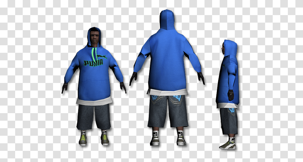 Does Anyone Have A Big Smoke Mod Like This Los Santos Roleplay Crips Skin, Clothing, Sleeve, Long Sleeve, Person Transparent Png