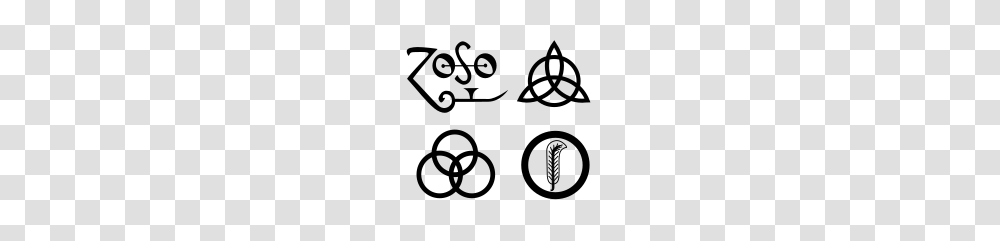 Does Anyone Have Any Additional Info On The Led Zeppelin Symbols, Gray, World Of Warcraft Transparent Png