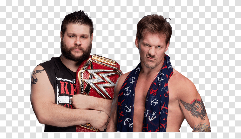 Does Chris Jericho Respond Wwe Chris Jericho And Kevin Owens, Person, Human, Skin, Tattoo Transparent Png