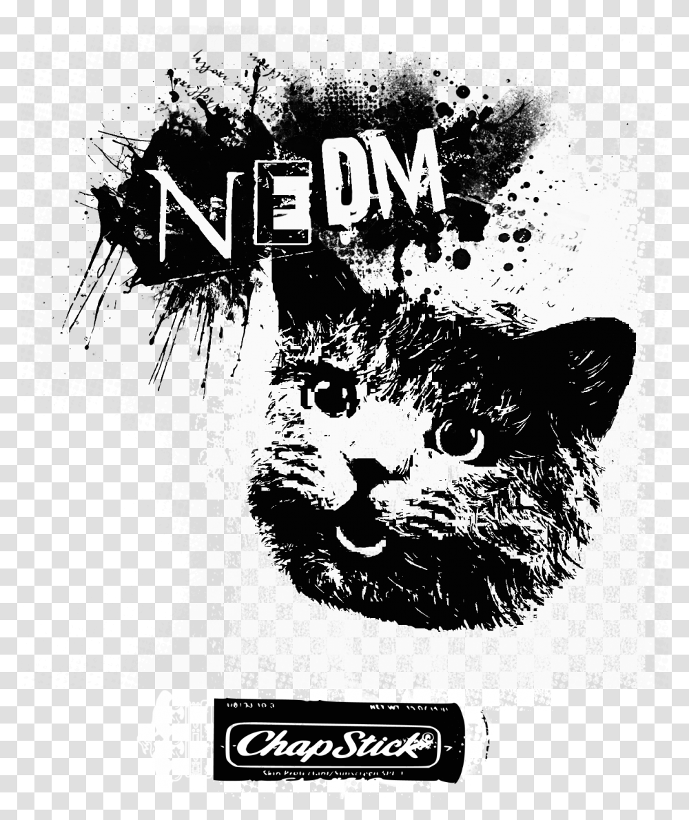 Dofus Cat Black And White Poster Text Cat Font Small Poster, Advertisement, Flyer, Paper, Brochure Transparent Png