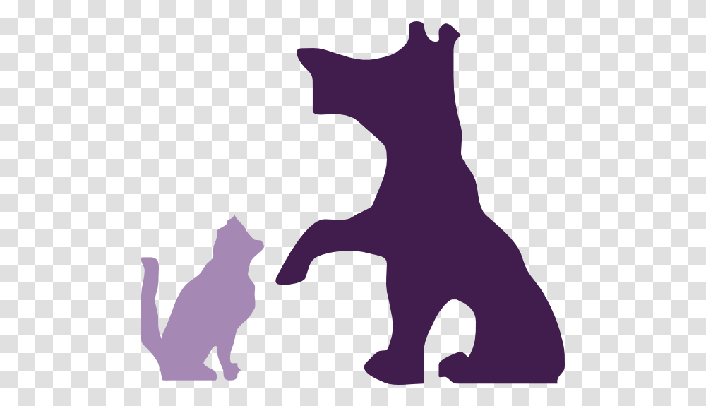 Dog And Cat Clip Art, Silhouette, Person, Human, Pet Transparent Png