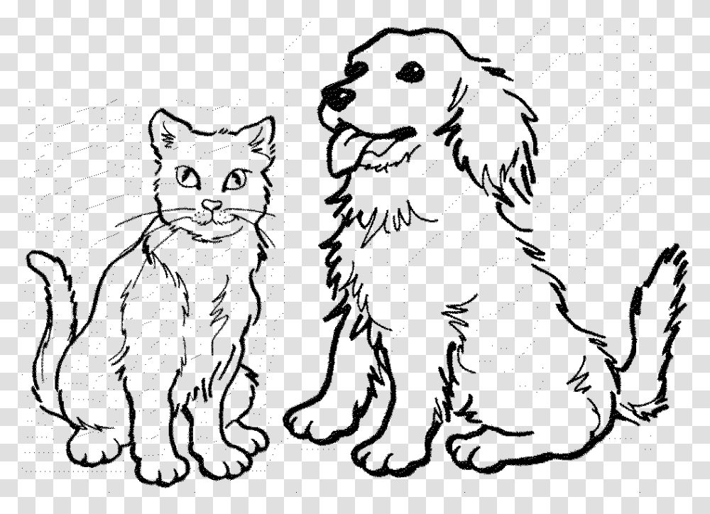 Dog And Cat Drawing At Getdrawings Dog And Cat For Coloring, Gray, World Of Warcraft Transparent Png