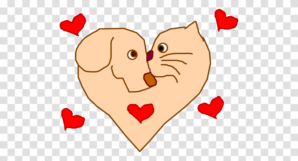 Dog And Cat Heart Clip Art, Sweets, Food, Confectionery, Label Transparent Png