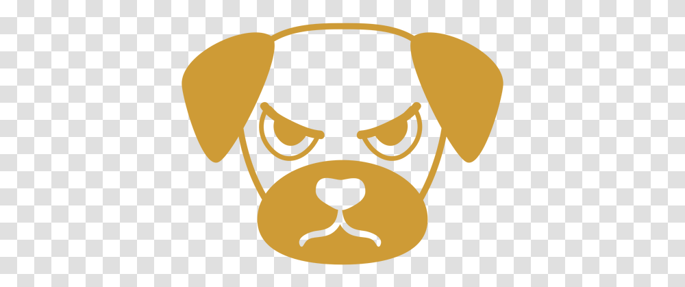 Dog Angry Head Muzzle Flat & Svg Vector File Desenho De Cachorro, Baseball Cap, Hat, Clothing, Apparel Transparent Png