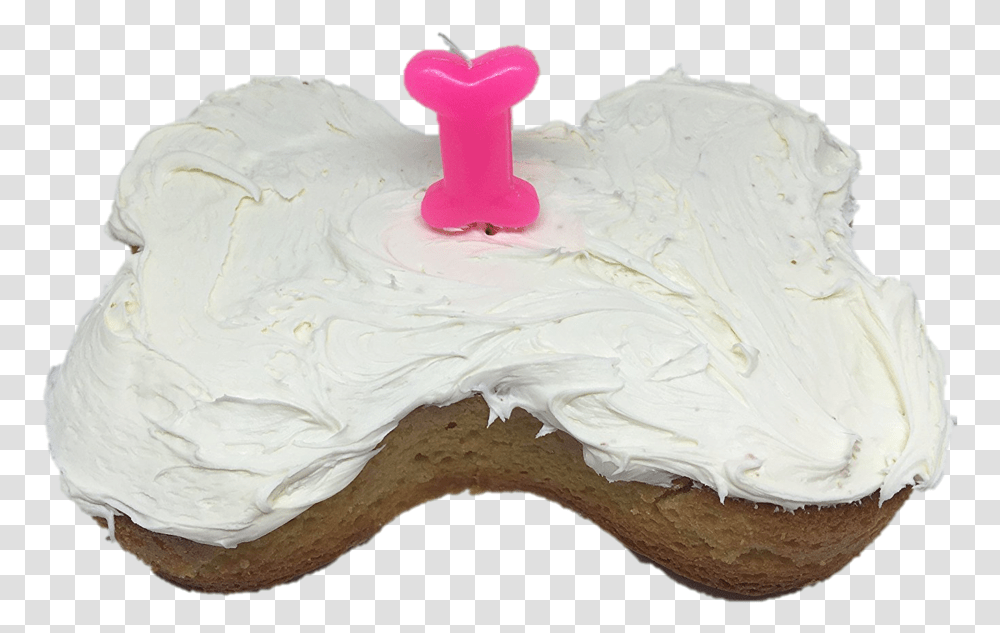 Dog Birthday Cake Candle Dog Birthday Cake, Cream, Dessert, Food, Creme Transparent Png